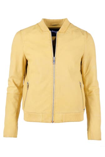 MAZE Lederjacke 4202196 lemonade