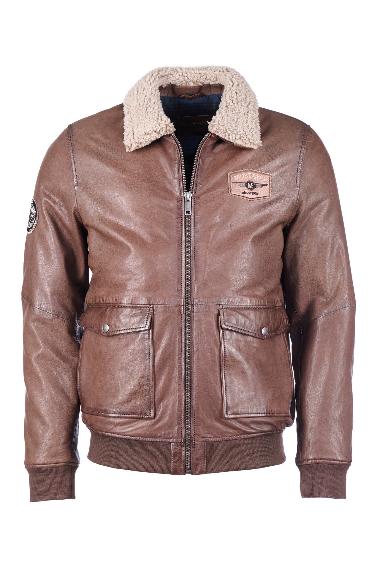 MUSTANG Lederjacke 31022251 dark brown, Bild 1