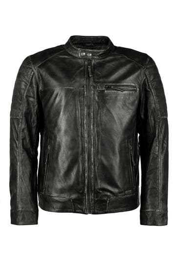 MUSTANG Lederjacke James anthrazit