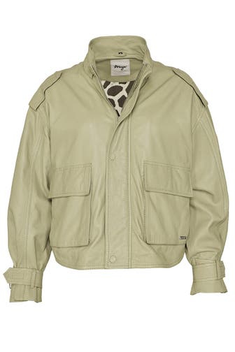 MAZE Lederjacke 42020132 eucalyptus