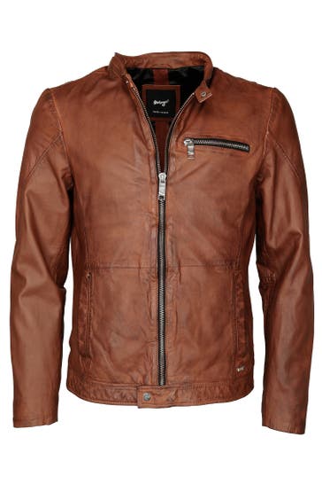 MAZE Lederjacke 181Berwick dark cognac