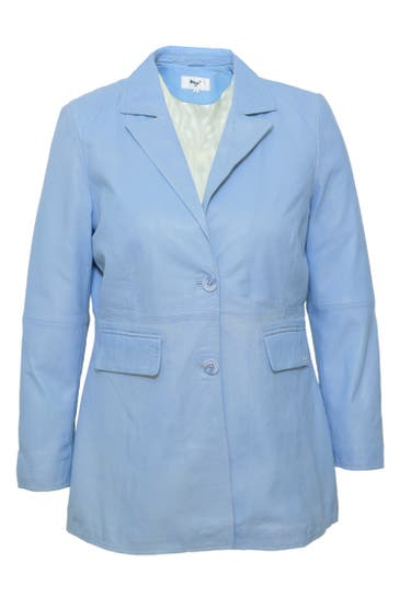 MAZE Lederjacke 42023100 sky blue