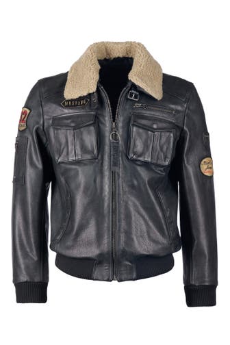 MUSTANG Lederjacke Karlstad black