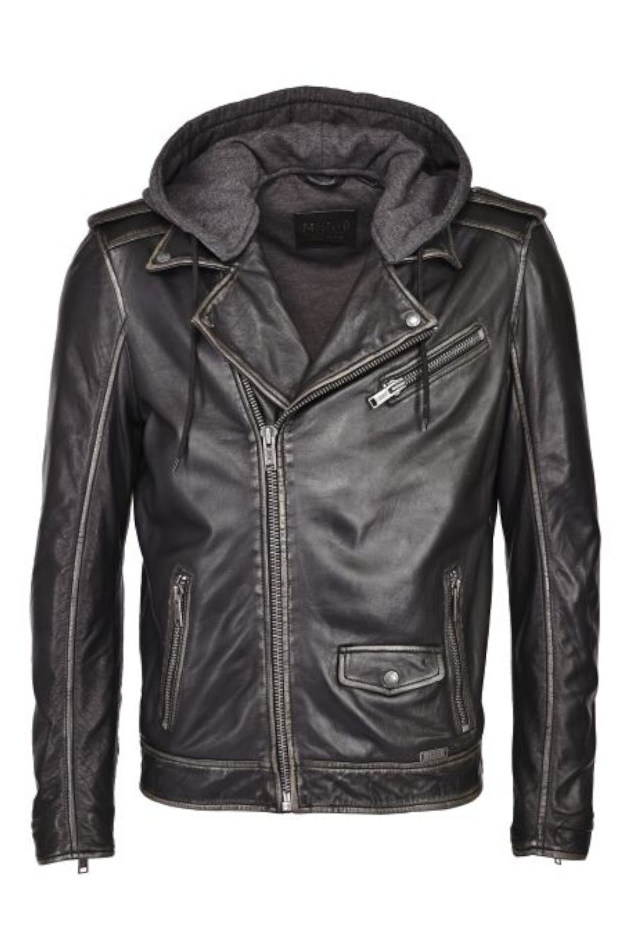 MUSTANG Lederjacke 31021304 black, Bild 1