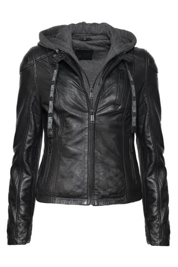 MUSTANG Lederjacke 31021533 black