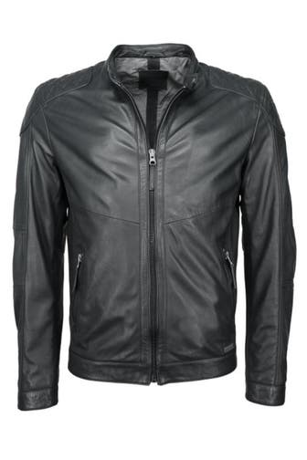 MUSTANG Lederjacke Max anthra