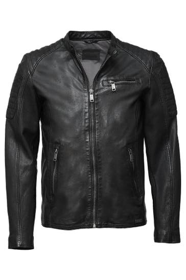 MUSTANG Lederjacke 31021311 black
