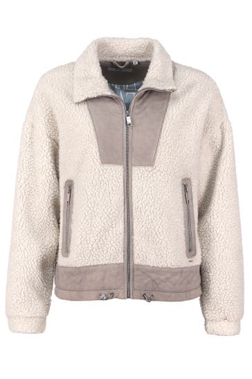 MAZE Lederjacke 42023018 cloud/natural