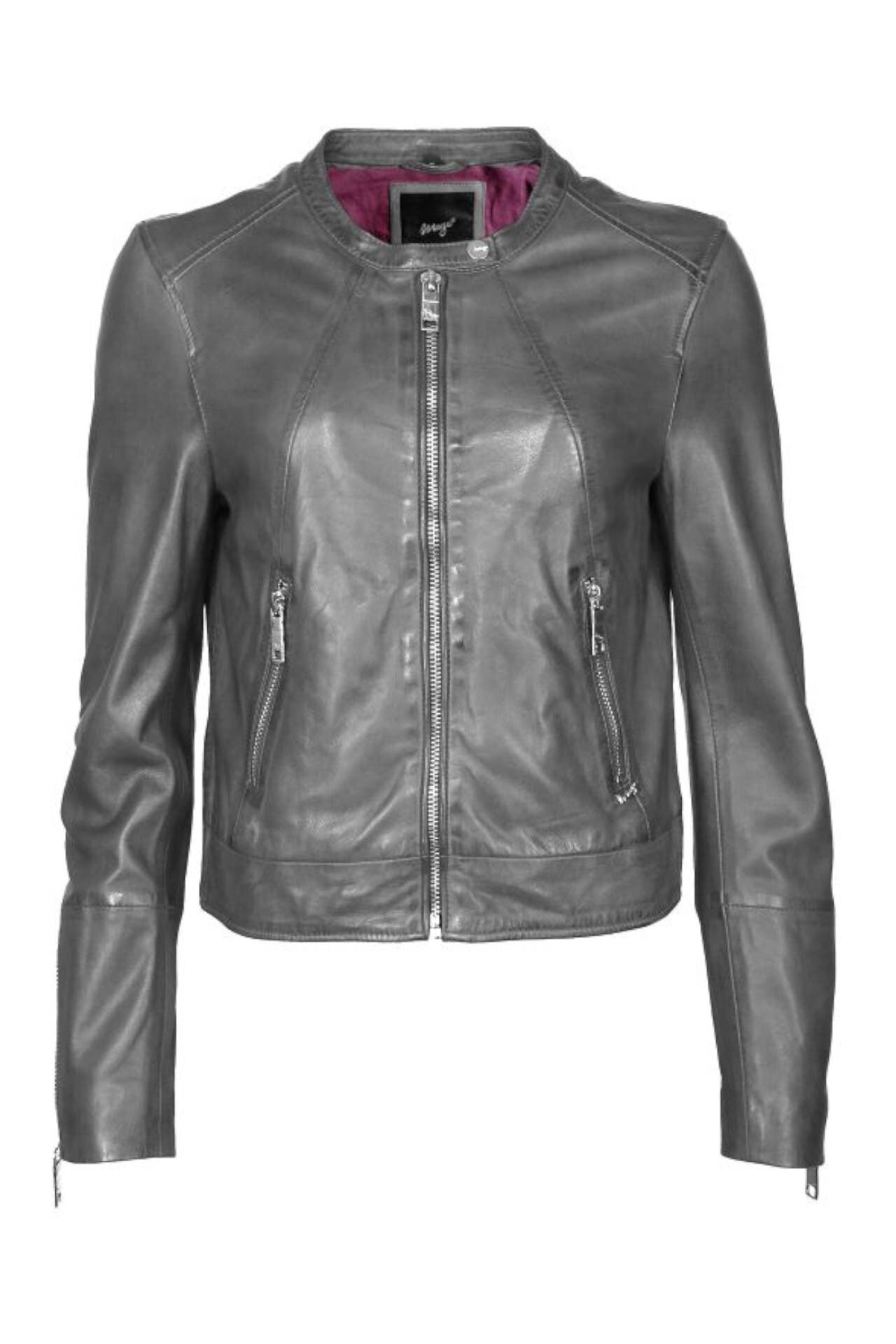 MAZE Lederjacke Grenada grey, Bild 1