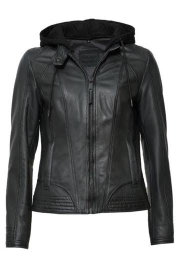 MUSTANG Lederjacke 31022243 anthra