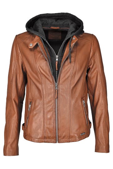 MUSTANG Lederjacke cognac