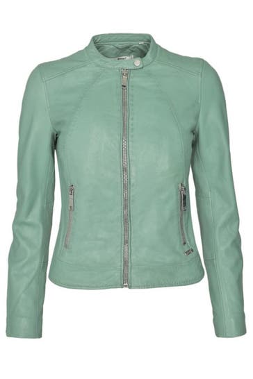 MAZE Lederjacke Grenada dusty jade