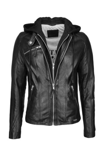 MUSTANG Lederjacke 31019269 schwarz