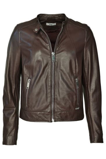 MAZE Lederjacke Grenada dark brown