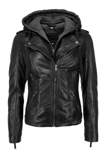 MUSTANG Lederjacke 31020251 black