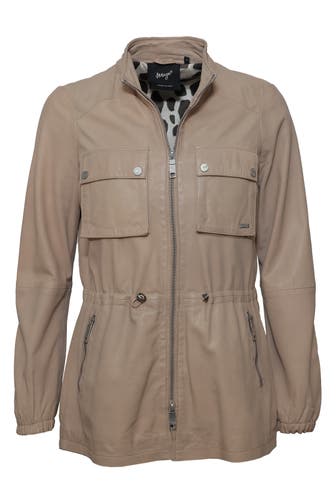 MAZE Lederjacke 42020133 taupe