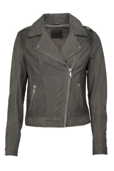 MUSTANG Lederjacke 31022101 dark grey