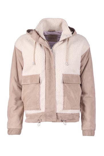 MUSTANG Lederjacke 31022239 taupe