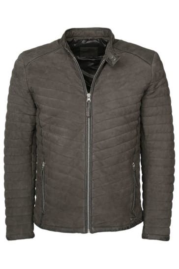 MUSTANG Lederjacke Jemo graphite