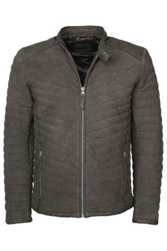MUSTANG Lederjacke Jemo graphite