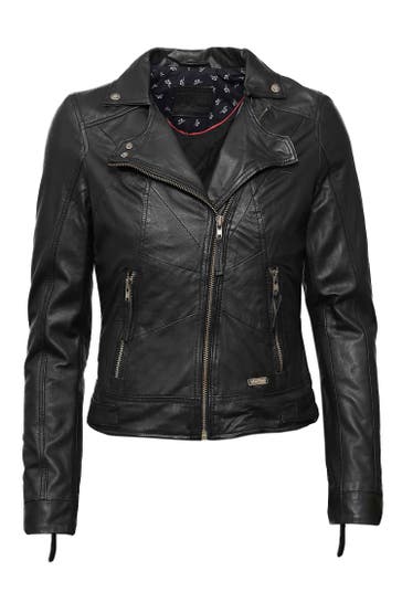 MUSTANG Lederjacke 310171 black