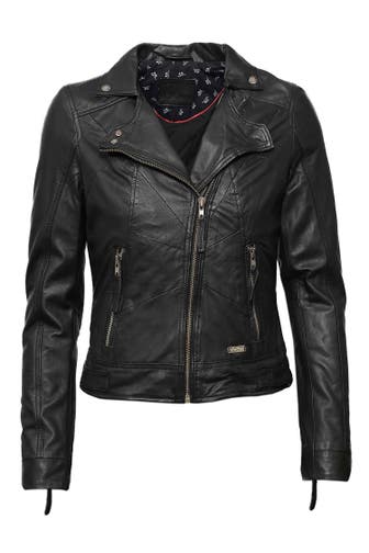 MUSTANG Lederjacke 310171 black