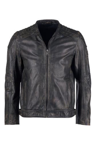 MUSTANG Lederjacke 31025019 vintage black