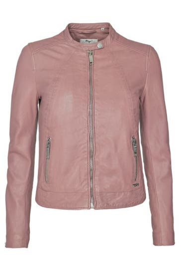 MAZE Lederjacke Grenada deep rose
