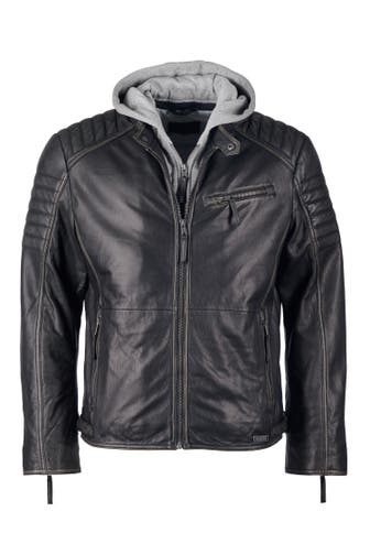 MUSTANG Lederjacke 31020237 vintage black