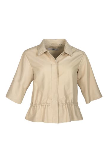 MAZE Lederjacke 42021227 ivory