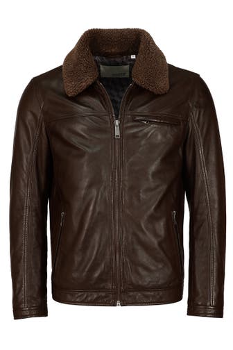 MAZE Lederjacke 42024158 brown
