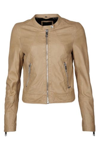 MAZE Lederjacke Grenada beige