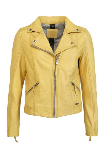 MUSTANG Lederjacke 31020143 lemon