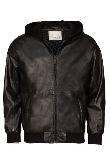 MAZE Lederjacke black