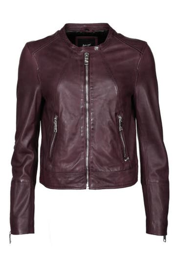MAZE Lederjacke Grenada mahagony