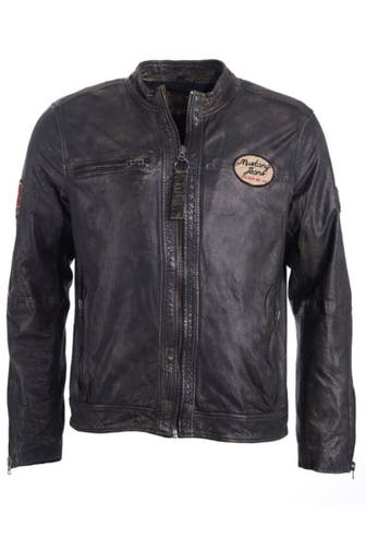 MUSTANG Lederjacke Varberg black