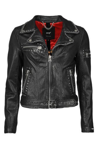 MAZE Lederjacke Manaia black