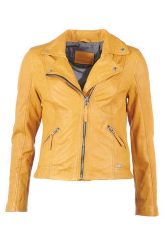 MUSTANG Lederjacke 31019198 curry