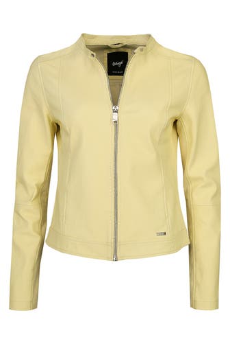 MAZE Lederjacke Summerset yellow