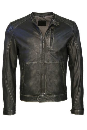MUSTANG Lederjacke Flinders black