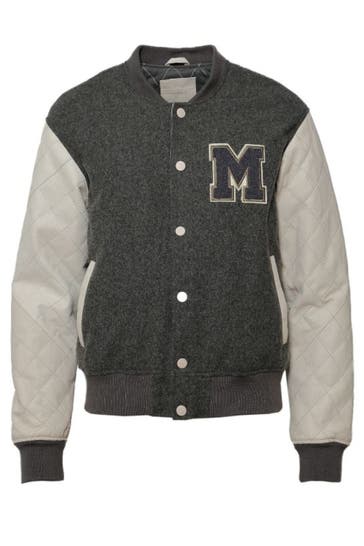 MUSTANG Lederjacke 31022240 ecru/anthra