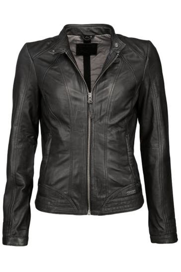 MUSTANG Lederjacke Blanca black