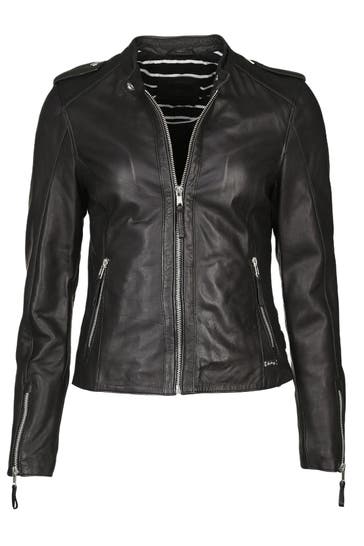 MUSTANG Lederjacke Nila schwarz