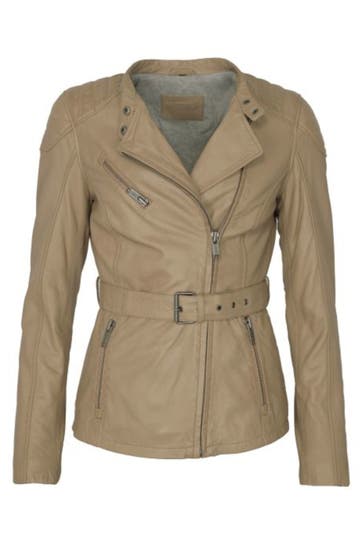 MUSTANG Lederjacke 31021536 beige