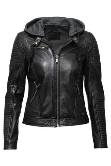 MUSTANG Lederjacke 31021324 black