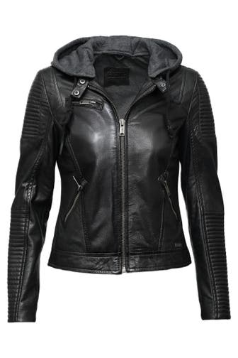 MUSTANG Lederjacke 31021324 black