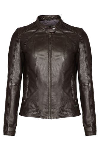 MUSTANG Lederjacke Blanca dark brown