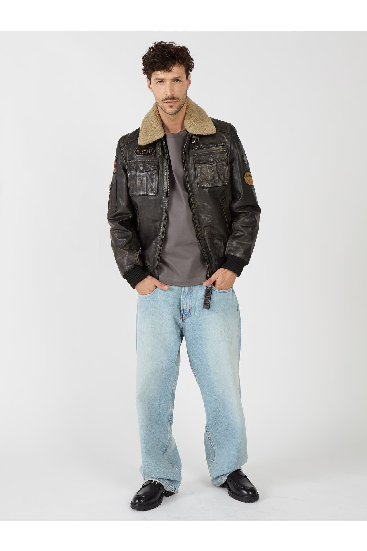 MUSTANG Lederjacke Karlstad dark brown, Bild 1