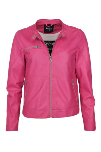 MAZE Lederjacke 42021104 fuchsia
