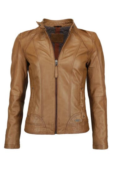 MUSTANG Lederjacke Blanca cognac
